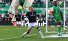 Simon Murray earned Dundee a point at Hibs on Saturday. Image: David Young/Shutterstock