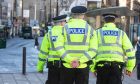 Police on patrol in Dundee city centre