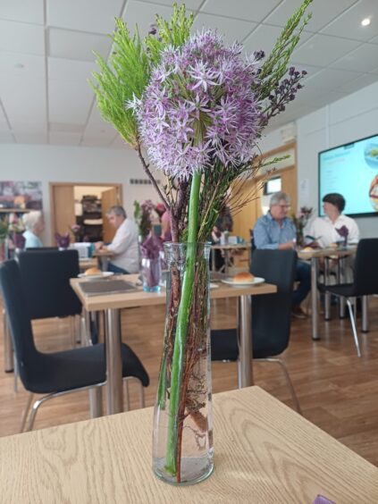 Inside Treetops Restaurant at UHI Perth.