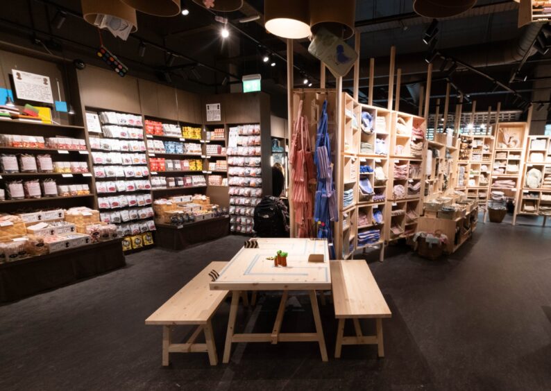 CR0049429<br />
First look at the new Sostrene Grene shop opening in the Overgate<br />
....Pic Paul Reid