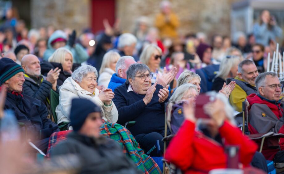 Glamis Castle open-air proms held at the ancient Angus landmark.