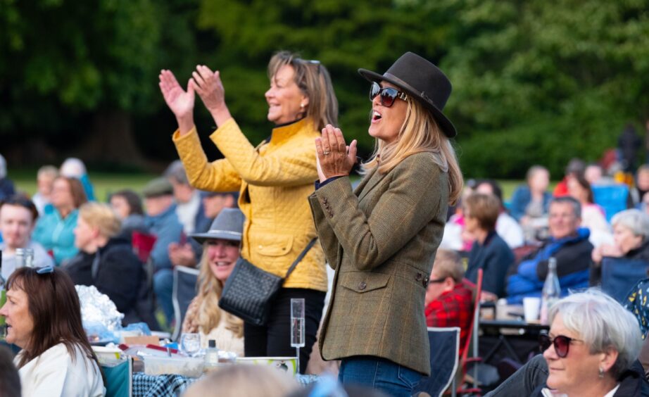 Glamis open-air proms event.