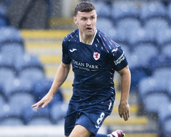 Ross Matthews in action with Raith Rovers.