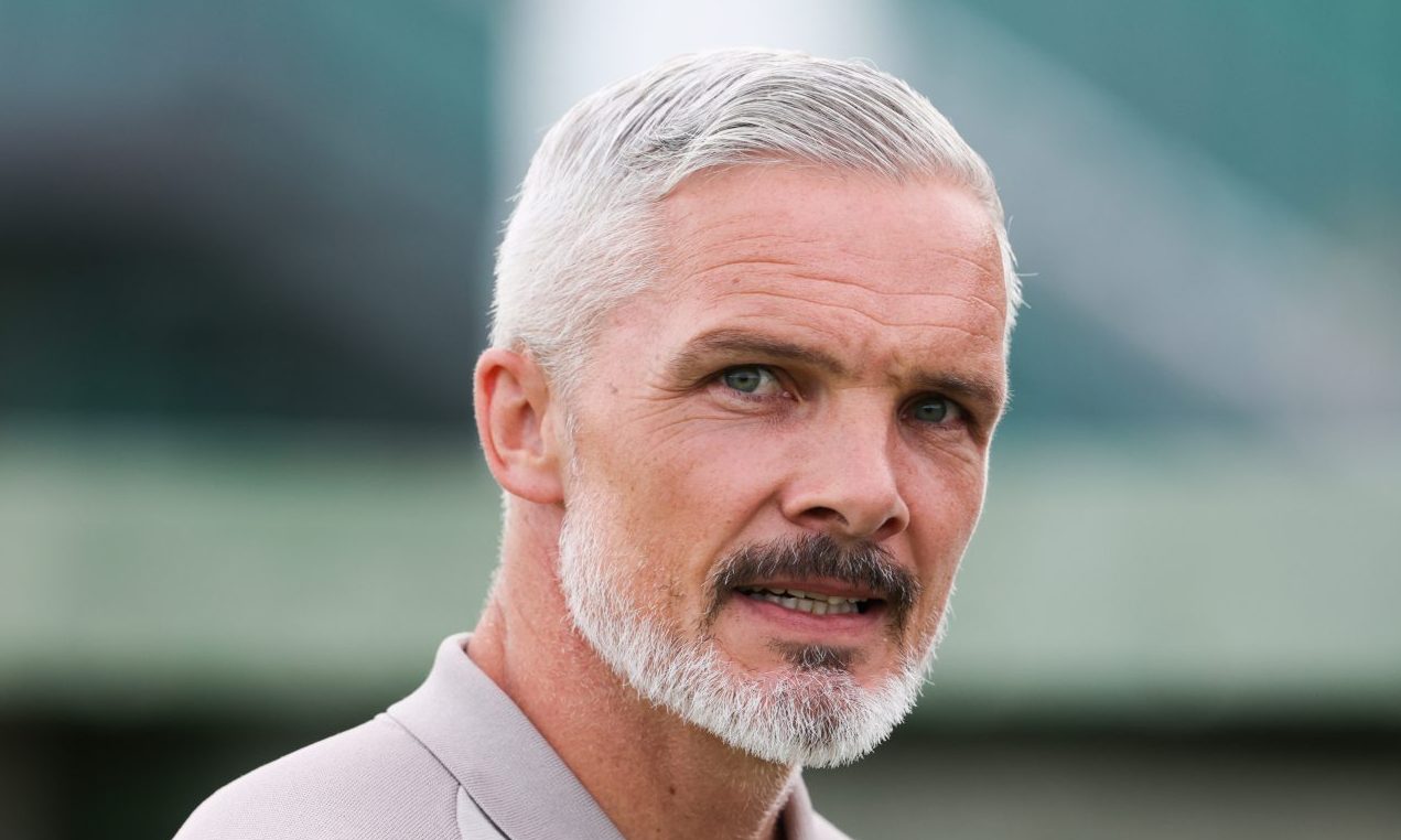 Jim Goodwin, Dundee United manager in Buckie.