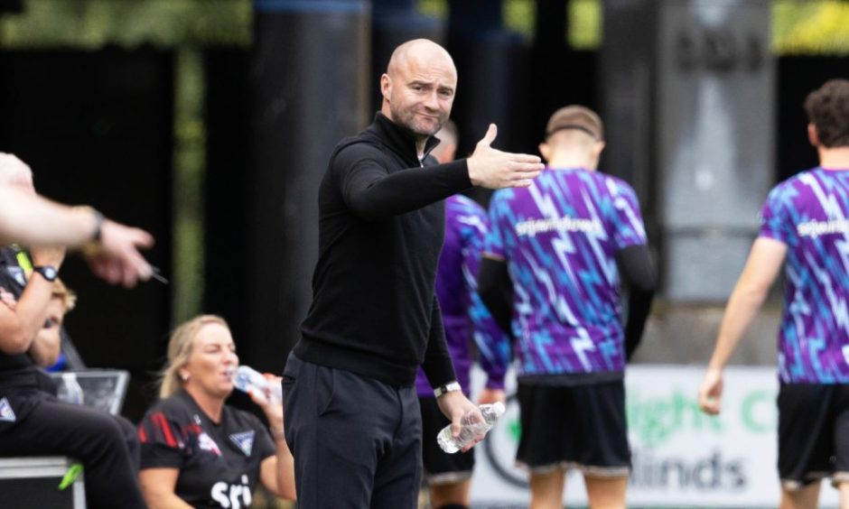 Dunfermline manager James McPake.