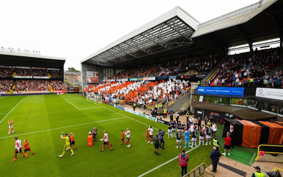 Meshack Ubochioma was blown away by the Dundee derby atmosphere