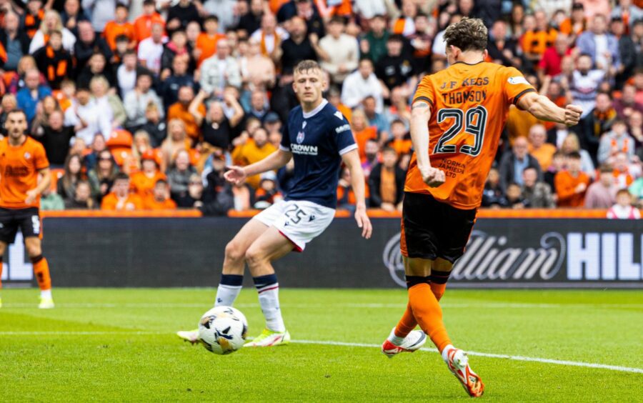 Miller Thomson scores for Dundee United against Dundee 