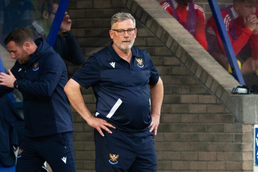 St Johnstone Manager Craig Levein.