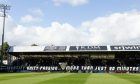 The Dunfermline Athletic FC fans unfurled a banner before the clash with Falkirk.