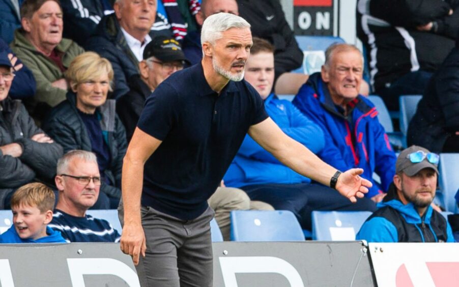 Dundee United boss Jim Goodwin demands more