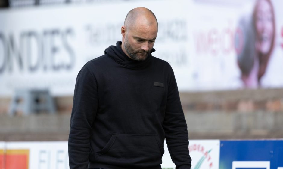 Dunfermline Athletic F.C. manager James McPake.