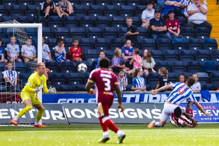 Adama Sidibeh opens the scoring.