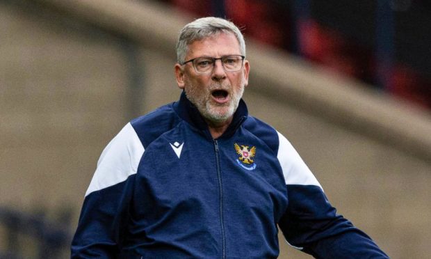 St Johnstone manager, Craig Levein.