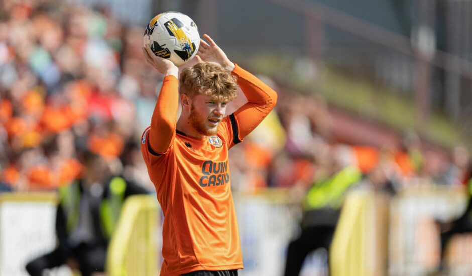 Luca Stephenson was handed an immediate debut for Dundee United