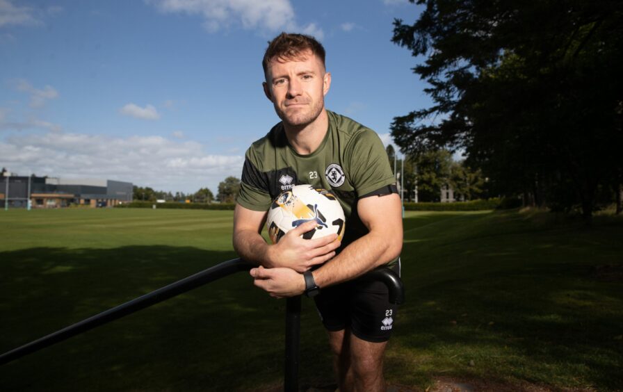 Dundee United captain Ross Docherty