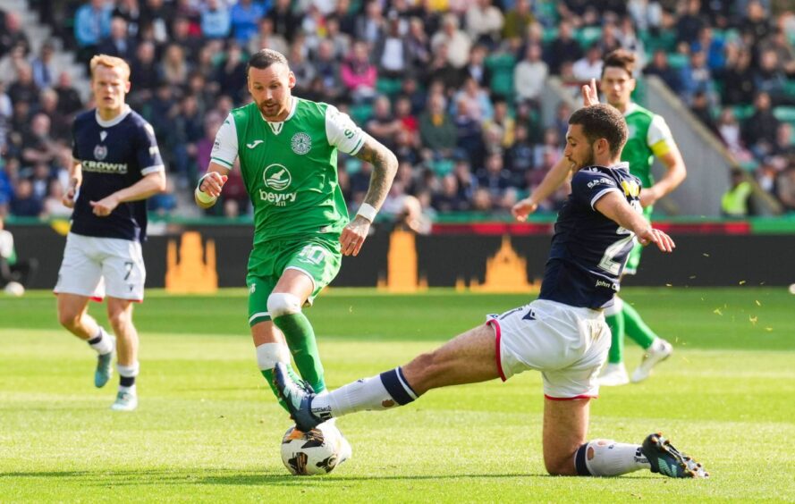 Ziyad Larkeche is settling into life at Dundee. Image: Simon Wootton/SNS