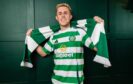 Luke McCowan is pictured at Celtic Park after signing for the Champions. Image: Craig Williamson/SNS