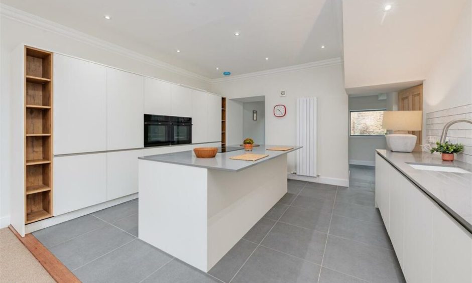 Kitchen in Broughty Ferry villa.