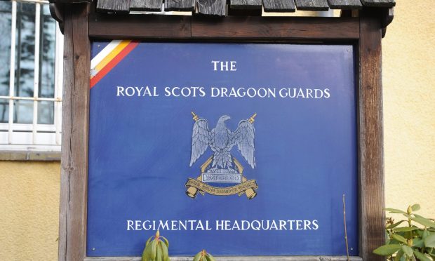 Royal Scots Dragoon Guards sign