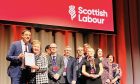 Eleanor Haggett with Scottish Labour leader Anas Sarwar. Image: Supplied.