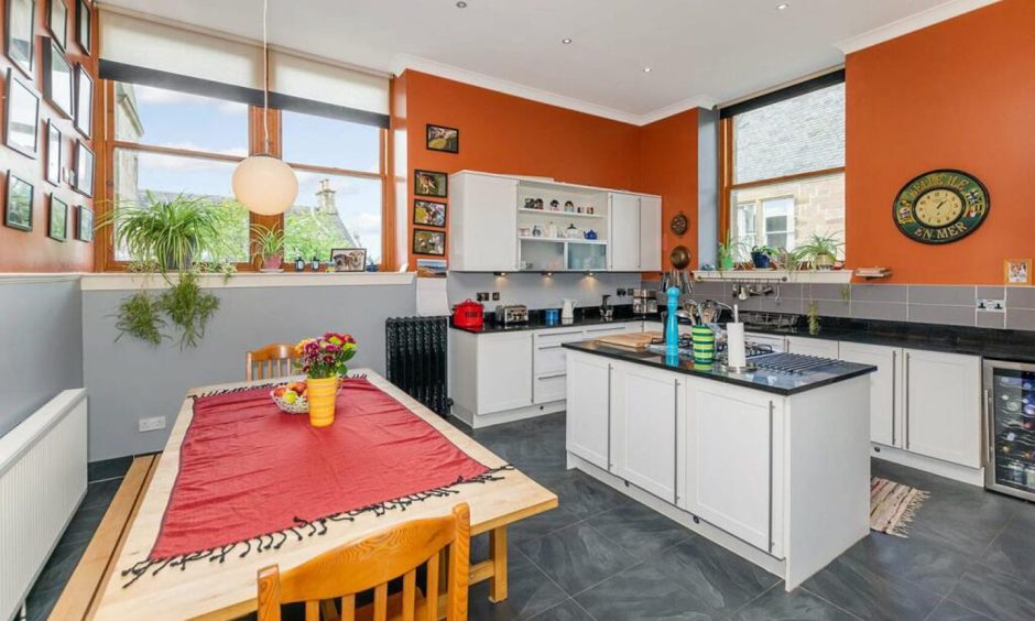 Kitchen at the Dunblane house.