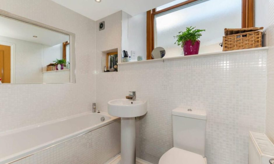 Family-shower room at Dunblane house.