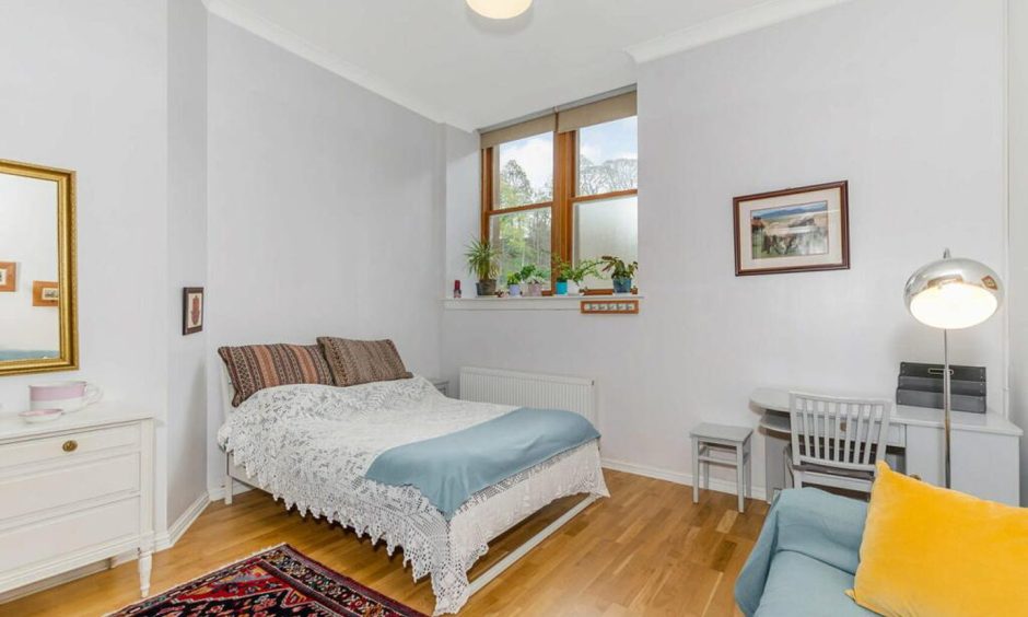 Main bedroom at Dunblane house.