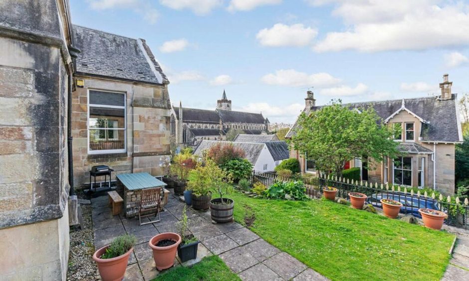 Garden at Dunblane house.