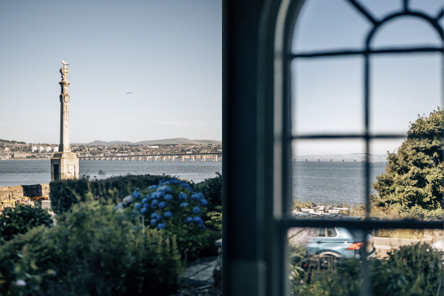 Views of the River Tay from the property.