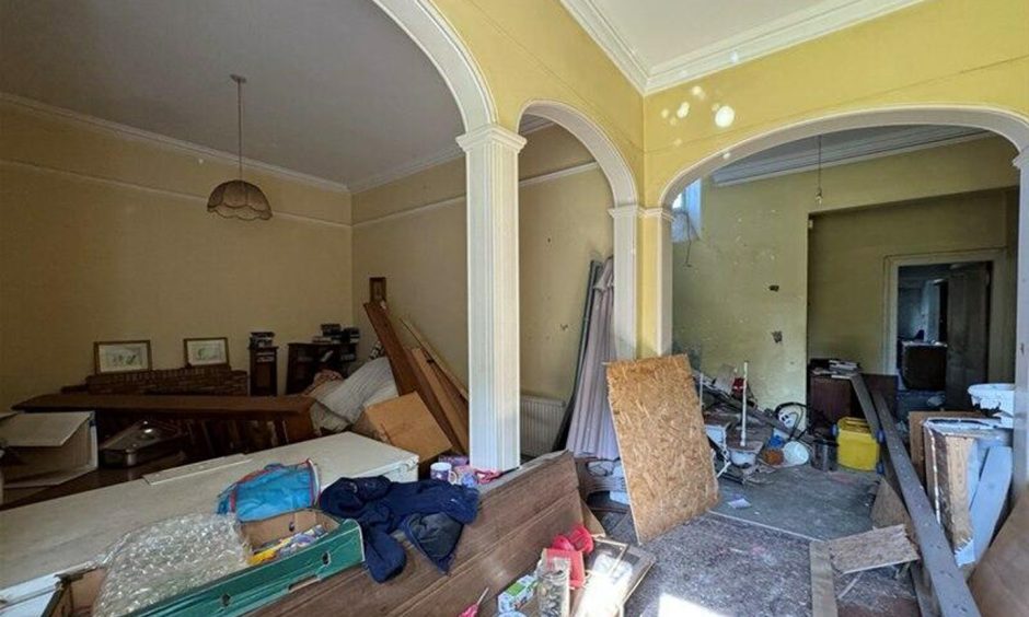 Dining room at Cairnleith near Crieff.