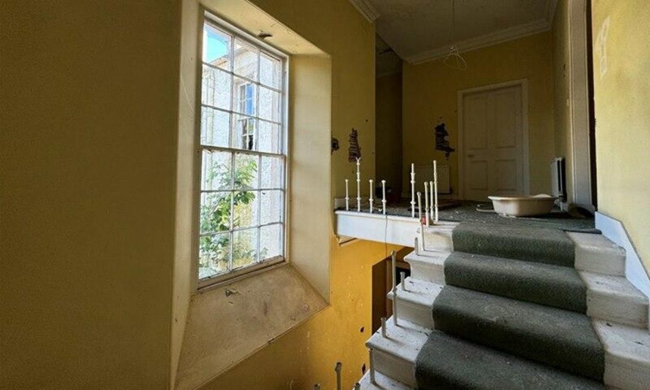 Upstairs landing at Cairnleith near Crieff.