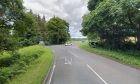 The A822 in Perthshire at the junction with the A823. Image: Google Street View