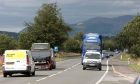 A9 between the Tay Crossing and Ballinluig. Image: DC Thomson