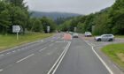 The A9 near Dunkeld.