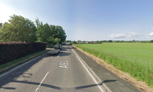 A93 at Carsie, Perthshire.