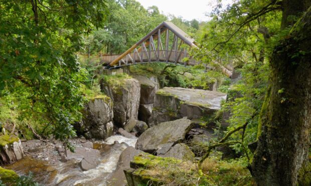 Bracklinn Falls in Callander