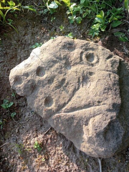 Ancient Brechin stone found after Storm Babet