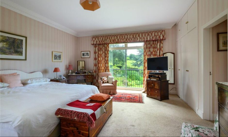 Bedroom at Broomhill in Abernethy.