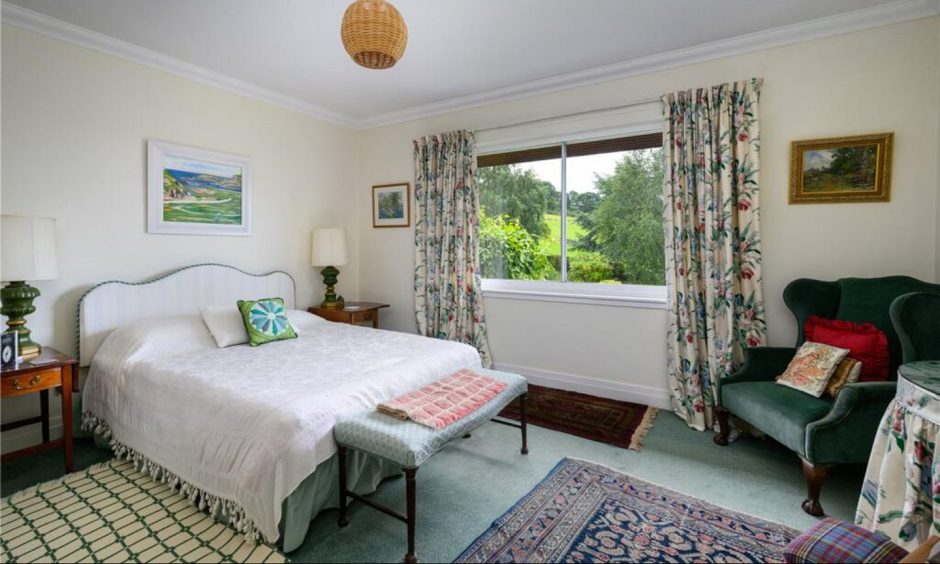 Bedroom at Broomhill in Abernethy.