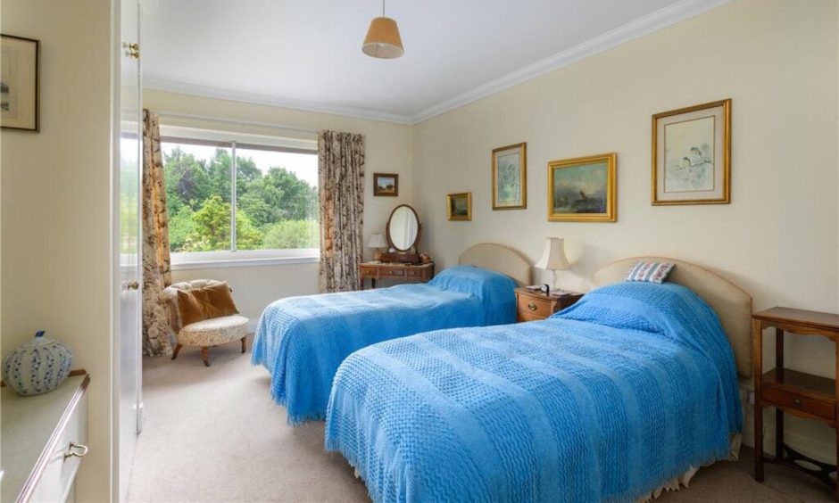 Bedroom at Broomhill in Abernethy.