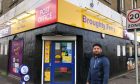 Adnan Haider outside the revamped Premier store on Gray Street, Broughty Ferry.