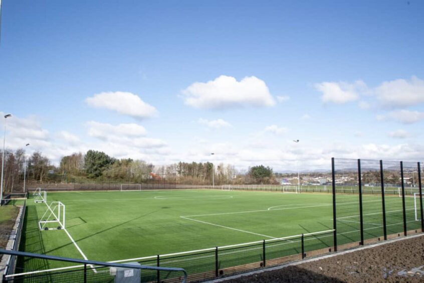 Dunfermline's training base when Phase 1 was completed in April.