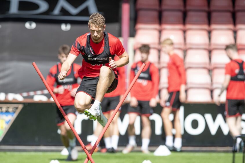 David Wotherspoon during the Dunfermline session.