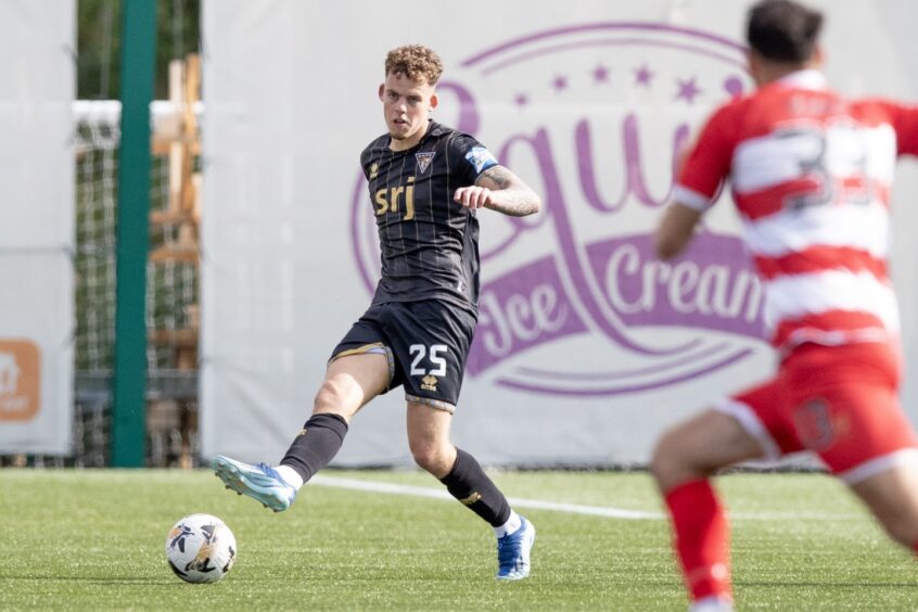 Sam Young made his league debut for Dunfermline Athletic FC against Hamilton Accies.