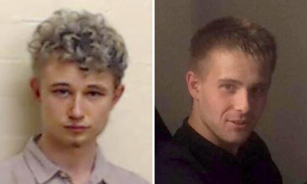 Cameron Allan (left) murdered Calum Simpson.