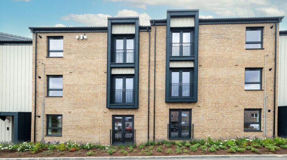 Flats at the accessible Charleston Development. 