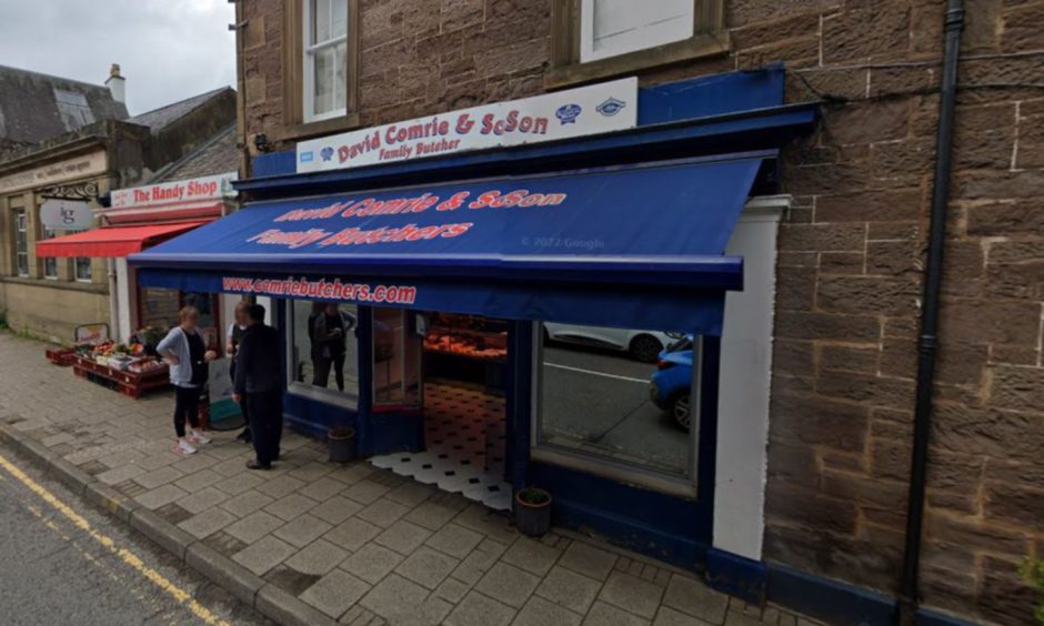 David Comrie and Son Butchers.