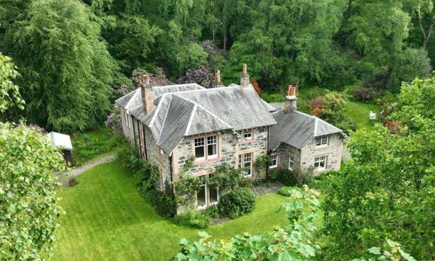 Conifera, Comrie. The home on the estate once owned by the Vuitton family