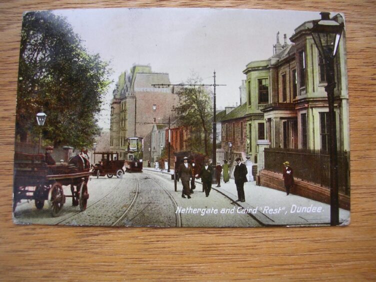 A postcard of Caird Rest in Nethergate. 