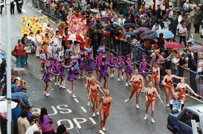 Performers at Dundee Festival. 